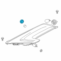 OEM Nissan Juke Front Combination Lamp Socket Assembly Diagram - 26240-8990B