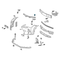 OEM Toyota Sequoia Grille Bolt Diagram - 90109-A0061