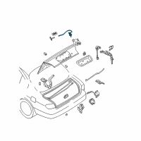 OEM 2003 Infiniti G35 Wire-Trunk Lid Diagram - 84692-4Y900