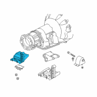 OEM 2006 Jeep Wrangler Bracket-Transmission Mount Diagram - 52059502AB