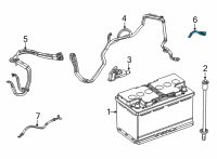 OEM Jeep Grand Cherokee L BATTERY NEGATIVE Diagram - 68487771AB