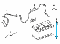 OEM Jeep BATTERY VENT Diagram - 68448117AA
