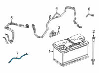 OEM Jeep Grand Cherokee L BATTERY NEGATIVE Diagram - 68380192AB