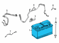 OEM Jeep Gladiator Battery-Storage Diagram - BA48A650AA