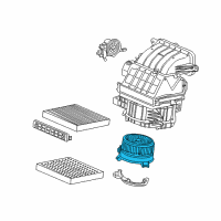 OEM 2014 Honda Civic Motor Set, Fan Diagram - 79311-TR6-A71