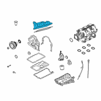 OEM Ford Mustang Valve Cover Diagram - 7H2Z-6582-A