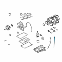 OEM Ford Explorer Sport Trac Dipstick Diagram - 5R3Z-6750-AA