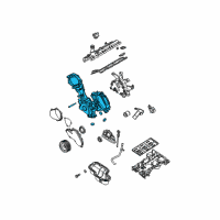 OEM 2007 Nissan Titan Cover Assy-Front Diagram - 13500-ZE00A