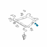 OEM 2008 Hyundai Tiburon Transaxle Mounting Bracket Assembly Diagram - 21830-2C150