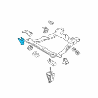 OEM 2004 Hyundai Tiburon Bracket-Roll Support, Rear Diagram - 45217-39660