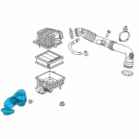 OEM 2021 Ram ProMaster City Air Inlet Duct Diagram - 68320073AA