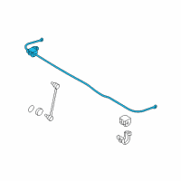 OEM Hyundai Tucson Bar Assembly-Rear Stabilizer Diagram - 55510-1F000