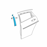 OEM Buick Regal Sportback Applique Diagram - 39118657