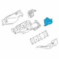 OEM Nissan 370Z Cover-Exhaust Manifold Diagram - 16590-1PM7A