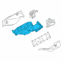OEM 2012 Nissan 370Z Exhaust Manifold Diagram - 14002-EY01A