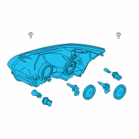 OEM Ford Transit-150 Composite Assembly Diagram - CK4Z-13008-CA