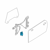 OEM 2021 BMW i3 Power Window Motor Front Right Diagram - 67-62-7-332-799