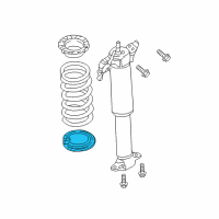 OEM Ford Mustang Lower Insulator Diagram - FR3Z-8321-A