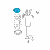 OEM 2017 Ford Mustang Upper Spring Insulator Diagram - FR3Z-5586-B