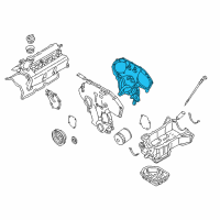 OEM 2003 Nissan Murano Cover Assy-Front Diagram - 13500-8J115