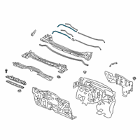 OEM Honda Clarity Tube (800) Diagram - 76891-TRT-A01