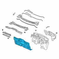 OEM 2021 Honda Clarity Dashboard Lower Comp Diagram - 61500-TRW-305ZZ