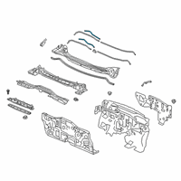OEM 2021 Honda Clarity Tube (520) Diagram - 76896-TRT-A01
