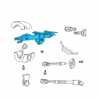 OEM Dodge Viper Column-Steering Diagram - 4865679AC