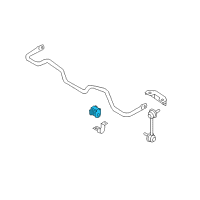 OEM 2009 Nissan 350Z Bush-Rear Stabilizer Diagram - 54613-AQ021