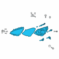 OEM 2015 Toyota Prius C Composite Assembly Diagram - 81110-52E81