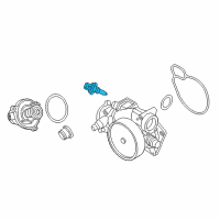 OEM BMW 335i Temperature Sensor Water/Oil Diagram - 13-62-1-433-076