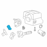 OEM 2012 Lincoln MKX Ignition Immobilizer Module Diagram - 8A5Z-15607-A