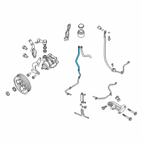 OEM 2017 Nissan NV1500 Hose-Return, Power Steering Diagram - 49725-1PE0A