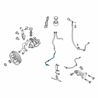 OEM Nissan NV3500 Tube Assy-Power Steering Diagram - 49726-1PD0B