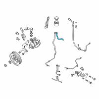 OEM 2012 Nissan NV2500 Hose Assy-Suction, Power Steering Diagram - 49717-1PE0A