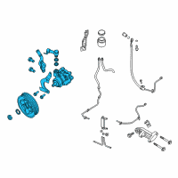 OEM 2016 Nissan NV3500 Pump Power Steering Diagram - 49110-1PE0A