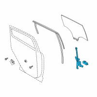 OEM 2016 Ford Escape Window Regulator Diagram - DM5Z-7827001-E