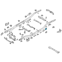 OEM 2012 Infiniti QX56 Bracket-Cab Mounting, 4TH RH Diagram - 95142-1LA0A