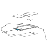 OEM 2014 Jeep Grand Cherokee Motor-SUNROOF Diagram - 68081054AD