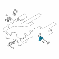 OEM 2017 Kia Sorento Bracket Assembly-Transmission Diagram - 21830C5300