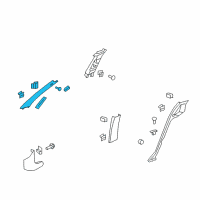 OEM 2009 Pontiac G8 Molding, Windshield Side Garnish Diagram - 92226267