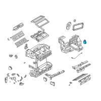 OEM Oldsmobile Silhouette Actuator Asm-Air Inlet Valve Diagram - 10438533