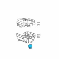 OEM 2019 Ram ProMaster City Relay-Micro Diagram - 6106093AA