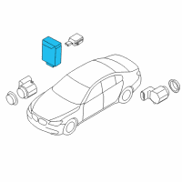 OEM BMW 550i Control Module For Park Assi Diagram - 66-33-6-795-775