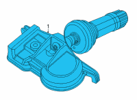 OEM 2022 Nissan Sentra Sensor Unit-Tire Pressure Diagram - 40700-6LB0A