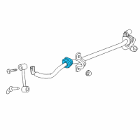 OEM 2007 Dodge Nitro BUSHING-STABILIZER Bar Diagram - 52125324AC