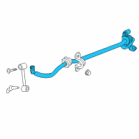 OEM Dodge Nitro Bar-Front Diagram - 68070133AA