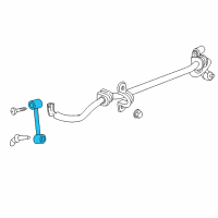 OEM 2009 Jeep Liberty Link Assembly-STABILIZER Bar Diagram - 52125295AC