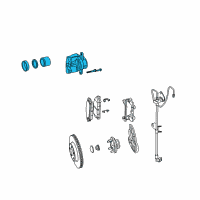 OEM Chrysler CALIPER-Disc Brake Diagram - 5174316AB