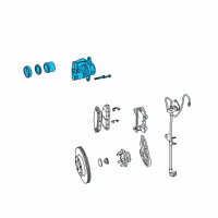 OEM 2008 Chrysler 300 CALIPER-Disc Brake Diagram - 5174316AB